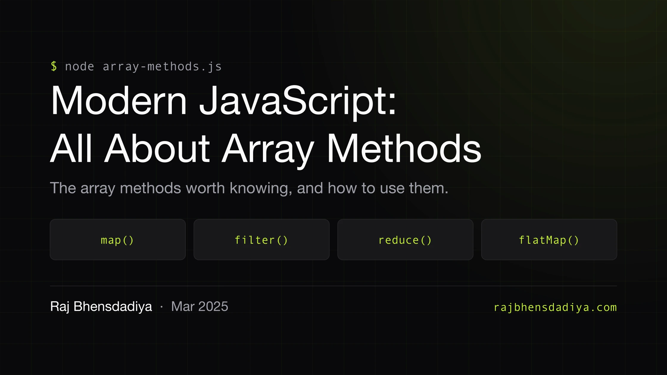 Cover illustration for the article: Modern JavaScript: All About Array Methods